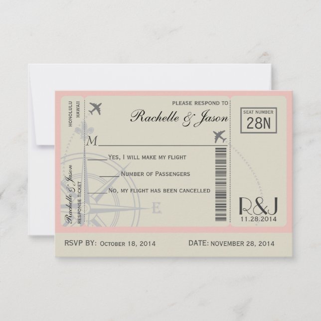 RSVP Ticket Airlines (Frente)