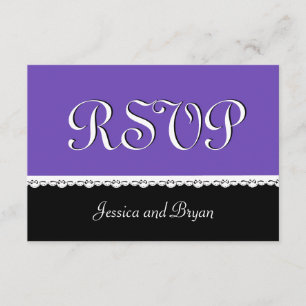 RSVP V16 de Casamento de Locais NEGROS