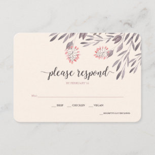 RSVP v2 de Casamento de Sonhos da Noite de Verão