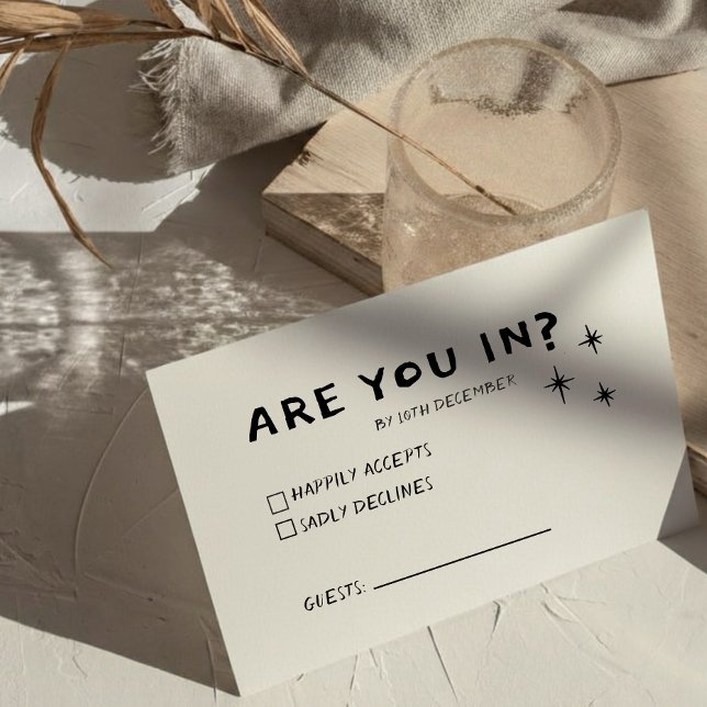 RSVP Vermelho Rosa Rosa Rosa Funky (Criador carregado)