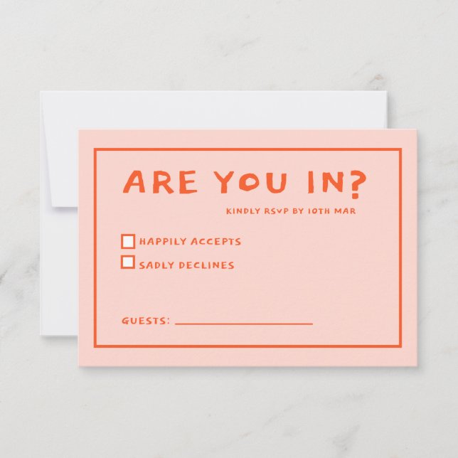 RSVP Vermelho Rosa Rosa Rosa Funky (Frente)