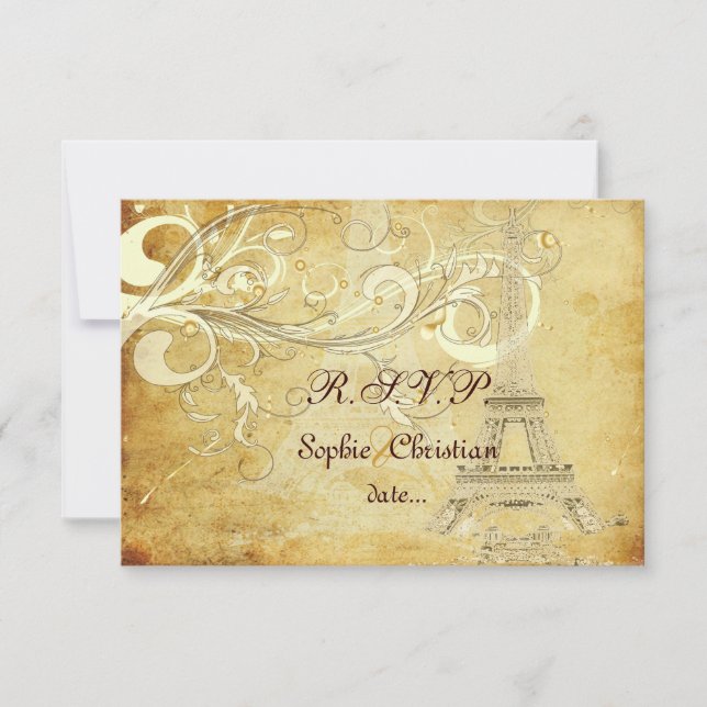 RSVP VINTAGE EIFFEL TOWER/VANILLA SWIRLS (Frente)
