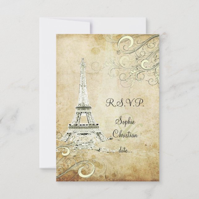 RSVP VINTAGE EIFFEL TOWER/VANILLA SWIRLS (Frente)