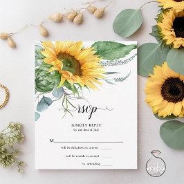 RSVP Watercolor Sunflower