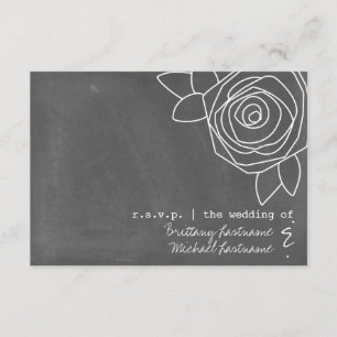 RSVP Wedding cor-de-rosa inspirado quadro