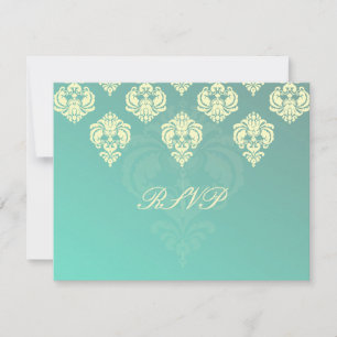 RSVPs PixDezines Rossellini Damask para convites 5