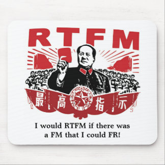 RTFM Mousepad de Mao