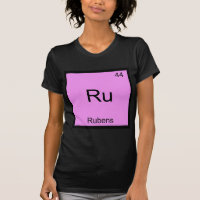 Ru - Rubens Camiseta de Química Divertida Símbolo