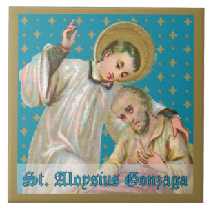 Rua. Aloysius Gonzaga & Plague Victim (M 006)