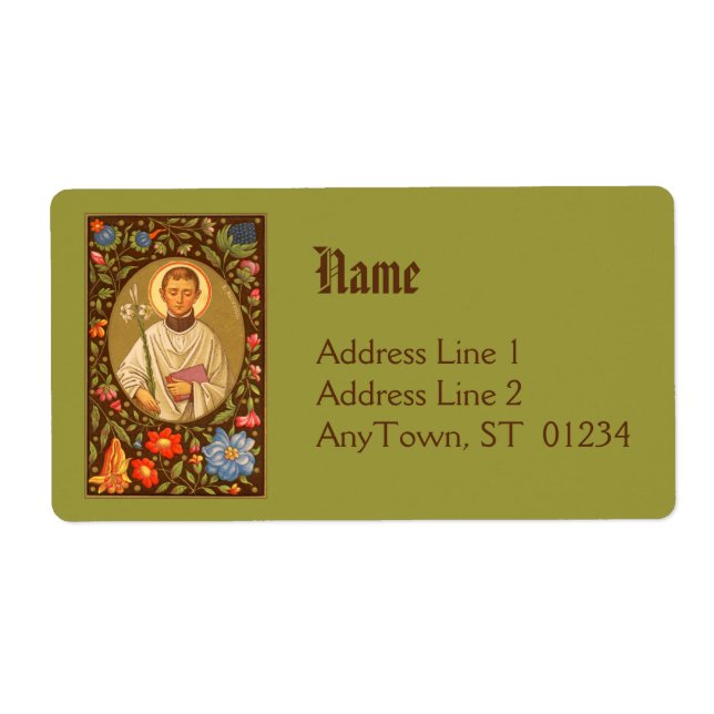 Rua. Aloysius Gonzaga (PM 01) NB Etiqueta de remes (Frente)