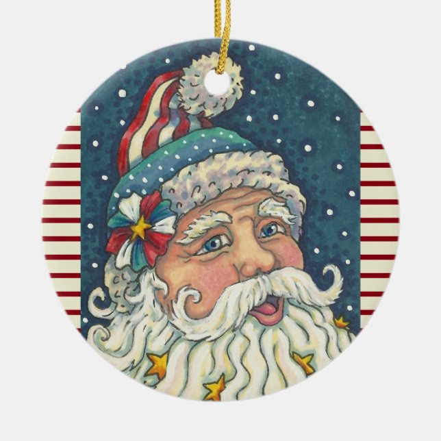 RUA americana. NICK, ORNAMENTO DE FERIADO DE NATAL (Frente)