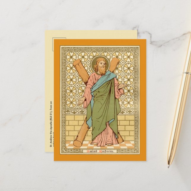 Rua. Andrew o Apóstolo (RLS 01) Cartão postal 2 (Frente/Verso In Situ)