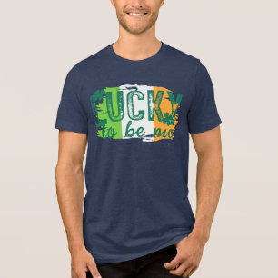 Rua. Bandeira irlandesa do dia de Patrick T-Shirt