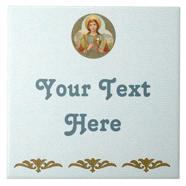 Rua. Barbara (BK 001) Azulejo cerâmico 2 (Frente)