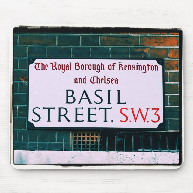 Rua Basil - Kensington & Chelsea Mousepad (Frente)