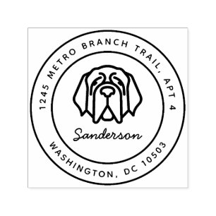 Rua. Bernard Dog Endereço de Devolução Carimbo