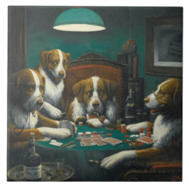 Rua Bernard Dogs Jogando Poker