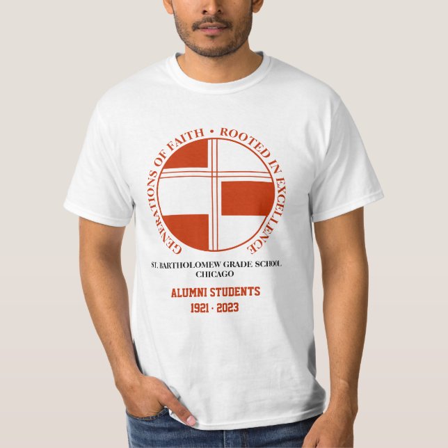 Rua. Camiseta de Alunos da Escola de Bartholomew (Frente)