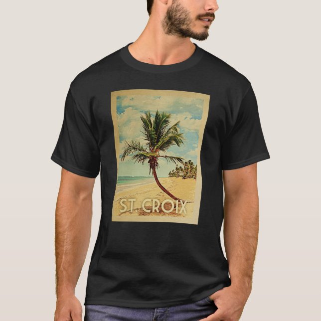 Rua. Camiseta Viagens vintage Croix - Praia (Frente)