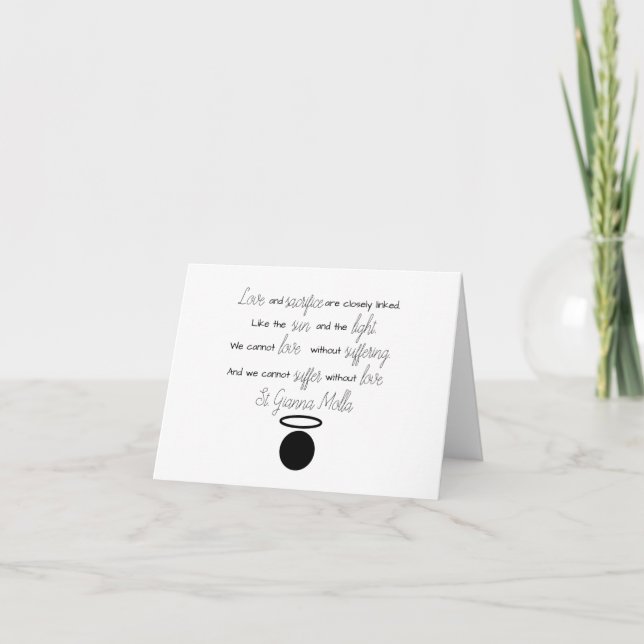 Rua. Cartão de citação de Gianna Molla (Frente)