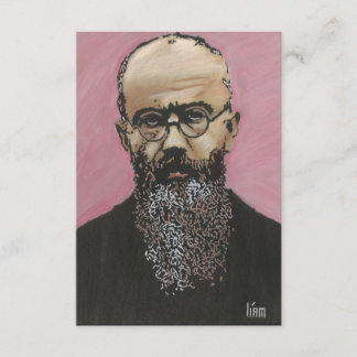 Rua. Cartão de Oração Maximilian Kolbe