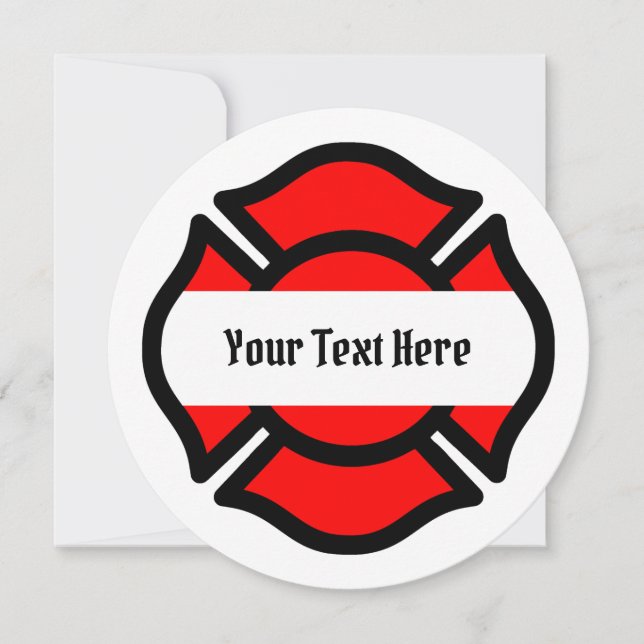 Rua. Cartão de Saudação Cruzada de Vazio Florian (Frente)