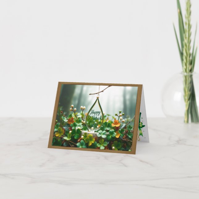 Rua, cartões de agradecimentos do Dia de Patrick (Frente)