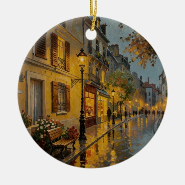 Rua Chuvosa de Paris Enfeite (Frente)