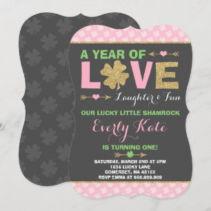Rua, convite de aniversário do Patrick, Shamrock