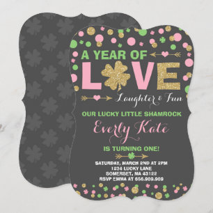 Rua, convite de aniversário do Patrick, Shamrock