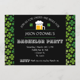 Rua. Convite de despedida de solteiro para o dia d