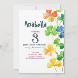 rua convite de festas aniversário de criança dia P