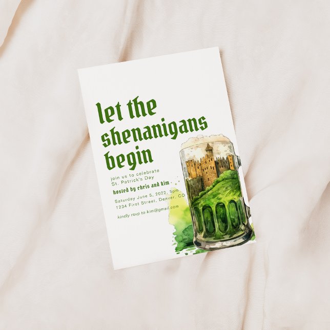 Rua, Convite de festas de Dia de Patty do Patrick (Criador carregado)