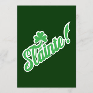 Rua, convite de Patty, Slainte!Felicidades!