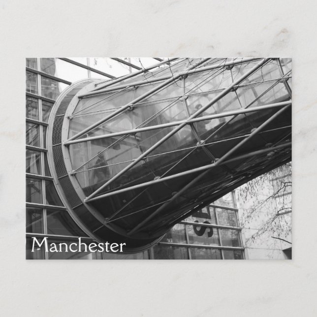 Rua Cruzada, cartão postal de Manchester (Frente)
