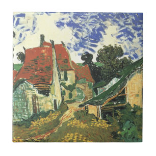 Rua da Aldeia em Auvers por Vincent van Gogh