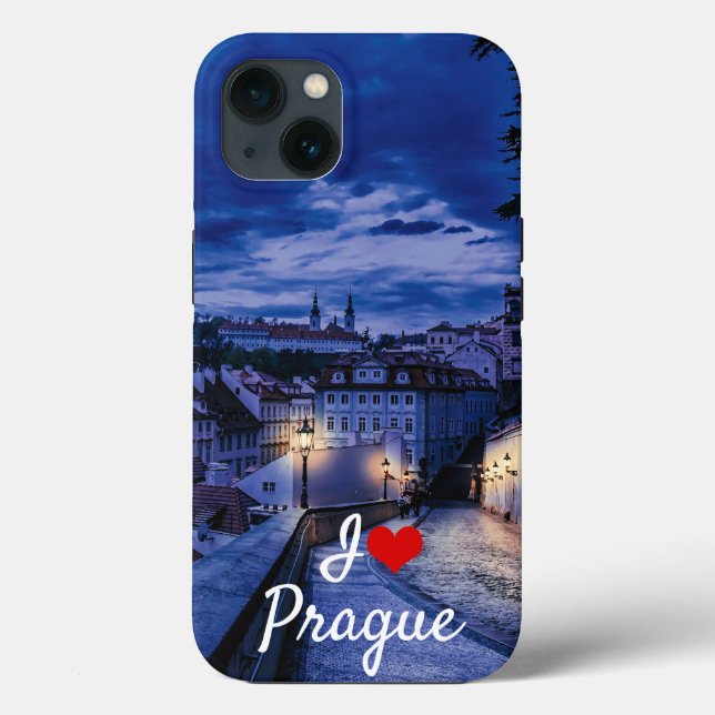 Rua da noite em Praga (Verso)