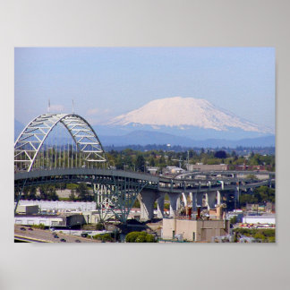 Rua da ponte Mt Poster Helens & Fremont