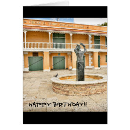 Rua das Ilhas Virgens. Croix USVI Feliz Cartão de