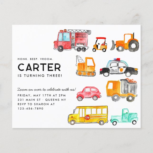 Rua de Aniversário do Transporte de Sala de Honra  (Frente)