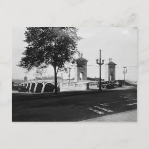 Rua de mercado, Ponte Wilkes-Barre Pa. Cartão Pos
