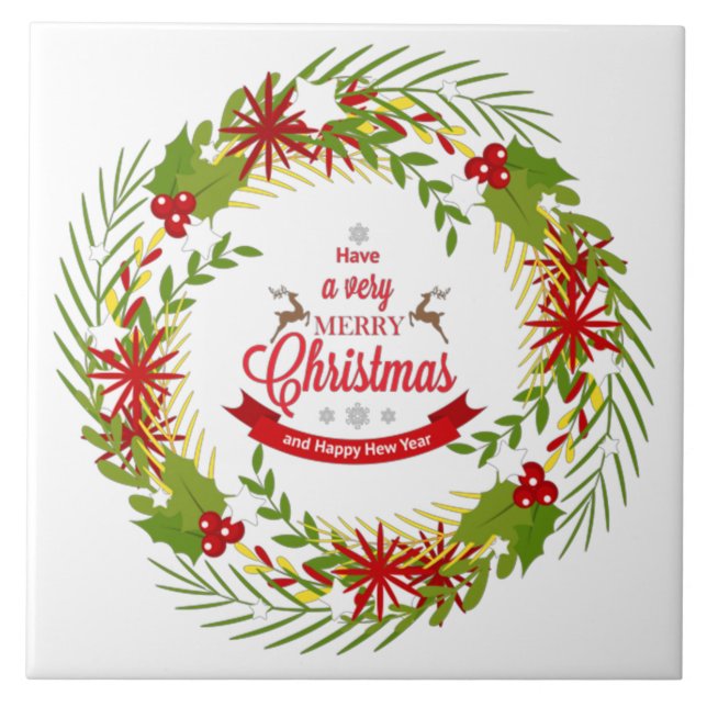 Rua de Natal com Mistletoe (Frente)