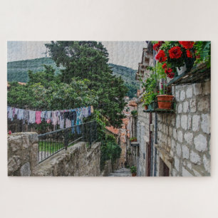 Rua de pedra estreita em Dubrovnik, Quebra-cabeça