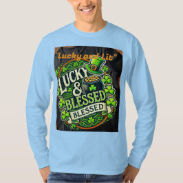 Rua de Vestuário Sortudo. Camiseta de Dia de Patri