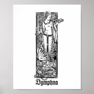 Rua. Dinfana de Gheel 8" x Impressão de 10"