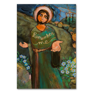 Rua. Dismas, o Bom Cartão de Oração de Ladrão