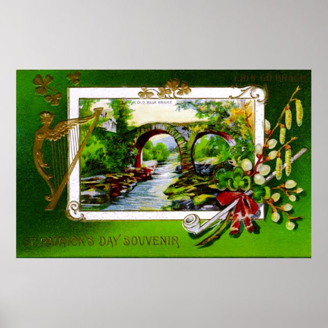 Rua do Dia de Patrick, Poster de Souvenir (Frente)