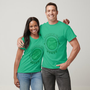 Rua do Missouri, camiseta Shamrock Green do Patric