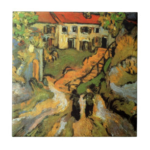 Rua e Escadas da Vila Auvers, Figuras