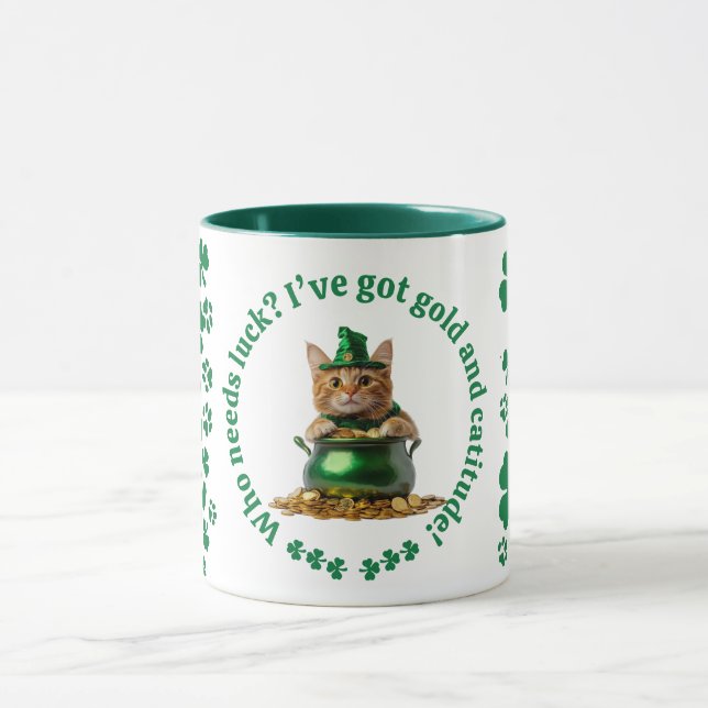 Rua engraçada. A Caneca do Patrick - Gato Leprecha (Centro)